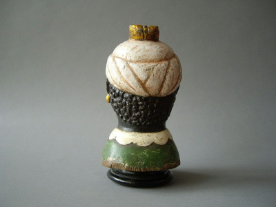 A MOOR’S TILLER HEAD 18TH CENTURY